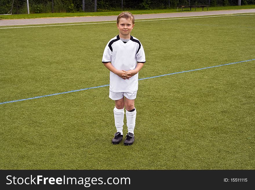 Young Proud Soccer Player