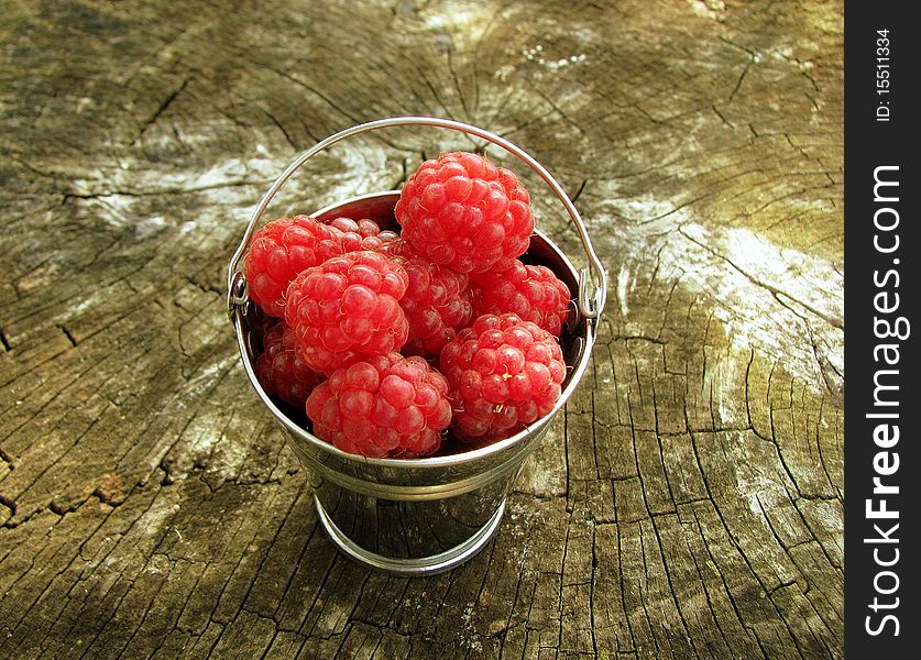 Raspberry In A Bucket