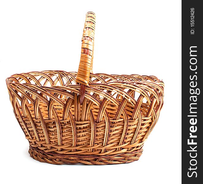 Basket on a white background