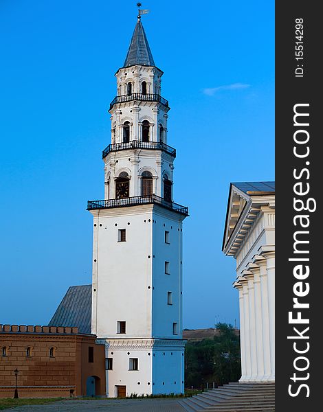Neviansk tower- leaning tower