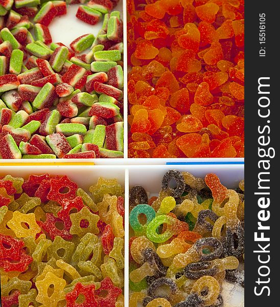 Colorfull sweet on the market