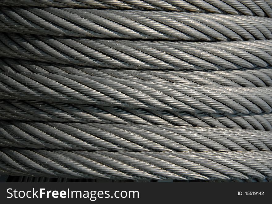 Close-up shot of steel coils. Very good background and would make a great metaphor for strength. Close-up shot of steel coils. Very good background and would make a great metaphor for strength