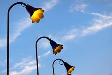 Old Fashioned Lamp Posts Stock Image Old Fashioned Lamp Posts Stock Image