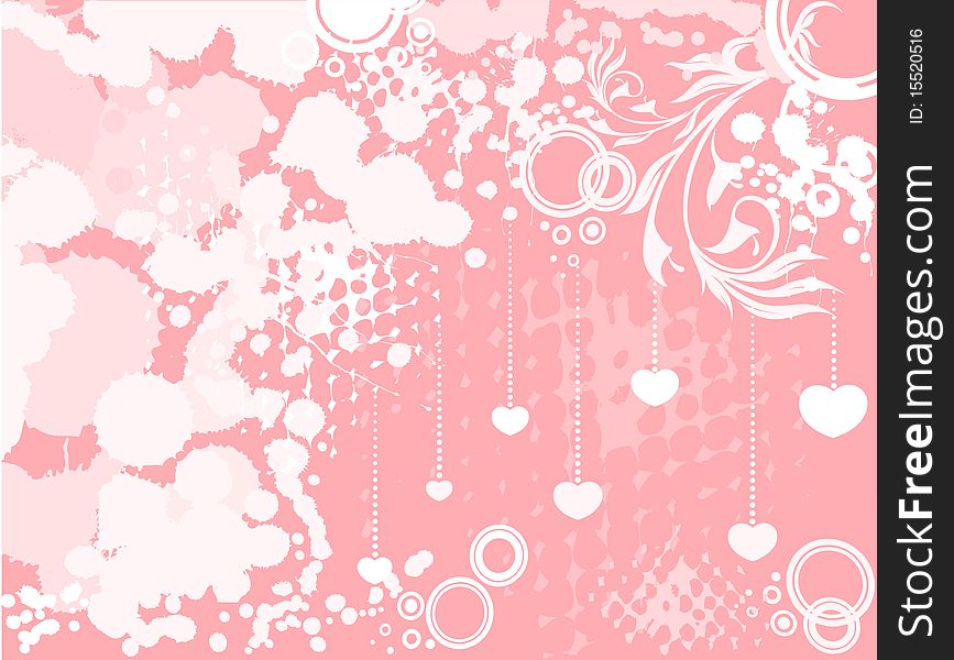 Background With Blots