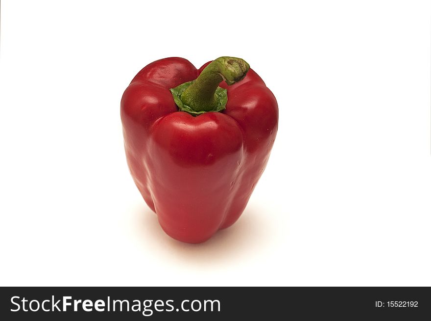 Isolated bell pepper on a white background. Isolated bell pepper on a white background