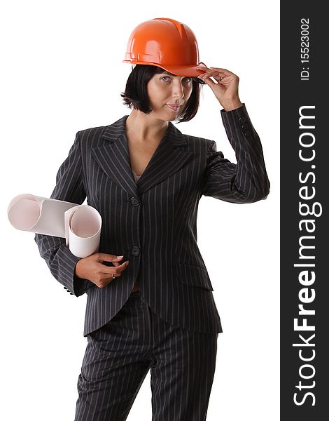 Female Architect Or Construction Engineer