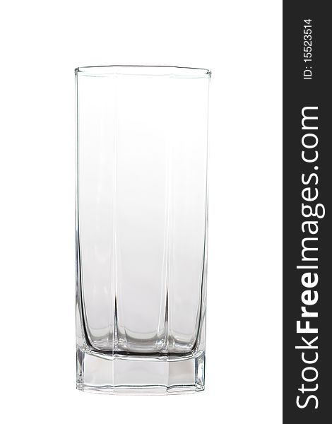 Empty pint glass isolated on white background. Empty pint glass isolated on white background