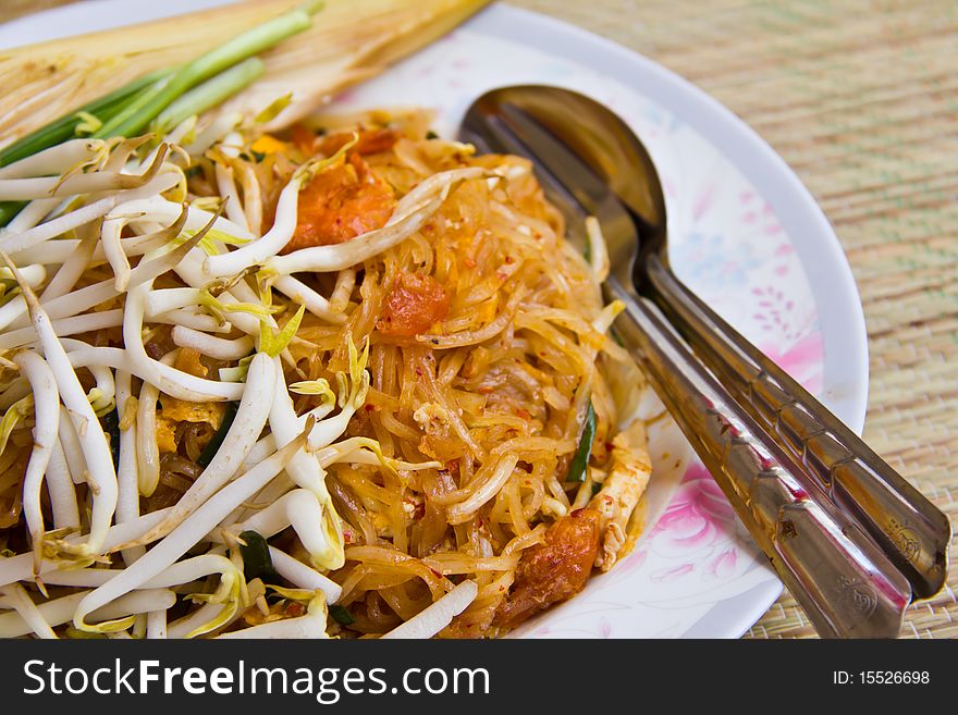 Patthai  food noodle thai style. Patthai  food noodle thai style