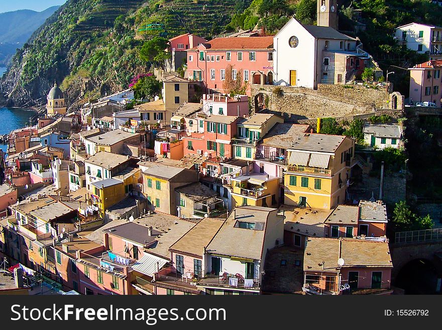 Seaside Village in the Cinque Terre, Italy