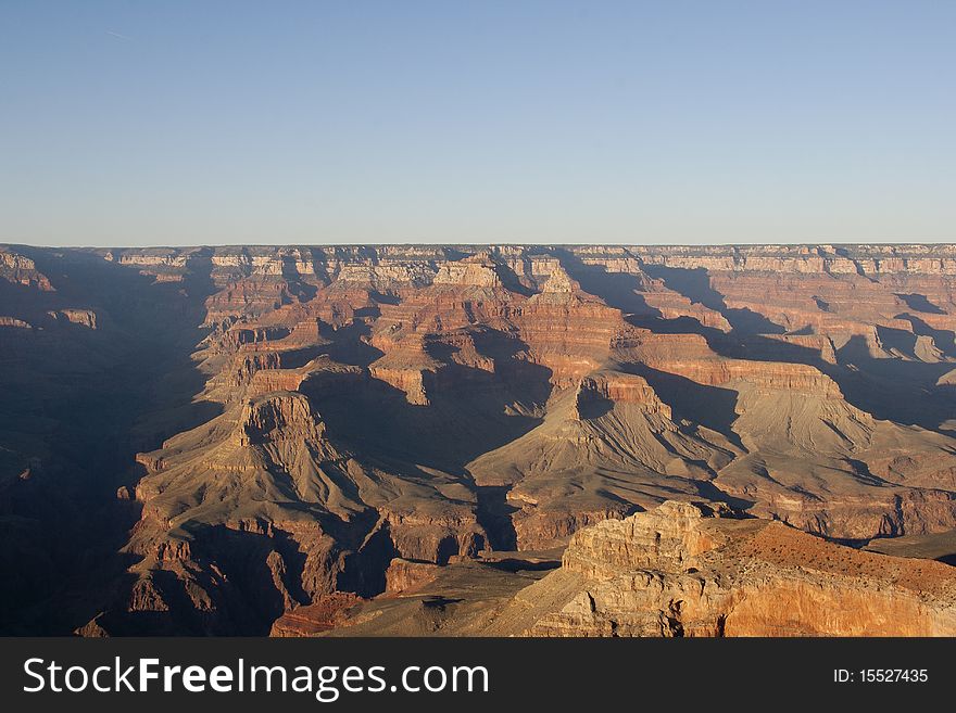 Landscape over Grand Canyon - Arizona USA. Landscape over Grand Canyon - Arizona USA