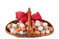 Easter Farm Eggs Royalty Free Stock Photos Easter Farm Eggs Royalty Free Stock Photos