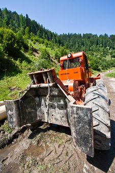 Free The Jointed Lumber Tractor - TAF Royalty Free Stock Photography - 15536417
