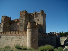 Mota Castle In Medina Del Campo Royalty Free Stock Photo