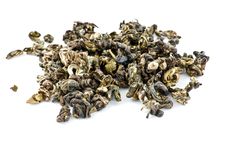 Leaves Of Green Tea On White Isolated Background Royalty Free Stock Image Leaves Of Green Tea On White Isolated Background Royalty Free Stock Image