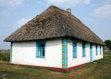Ukrainian Traditional Rural House Royalty Free Stock Image Ukrainian Traditional Rural House Royalty Free Stock Image