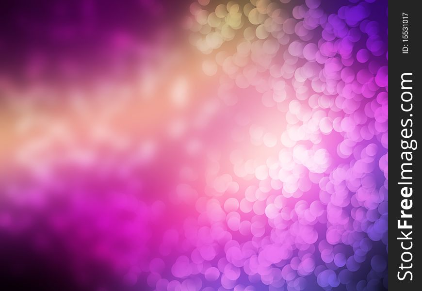 Colored bokeh