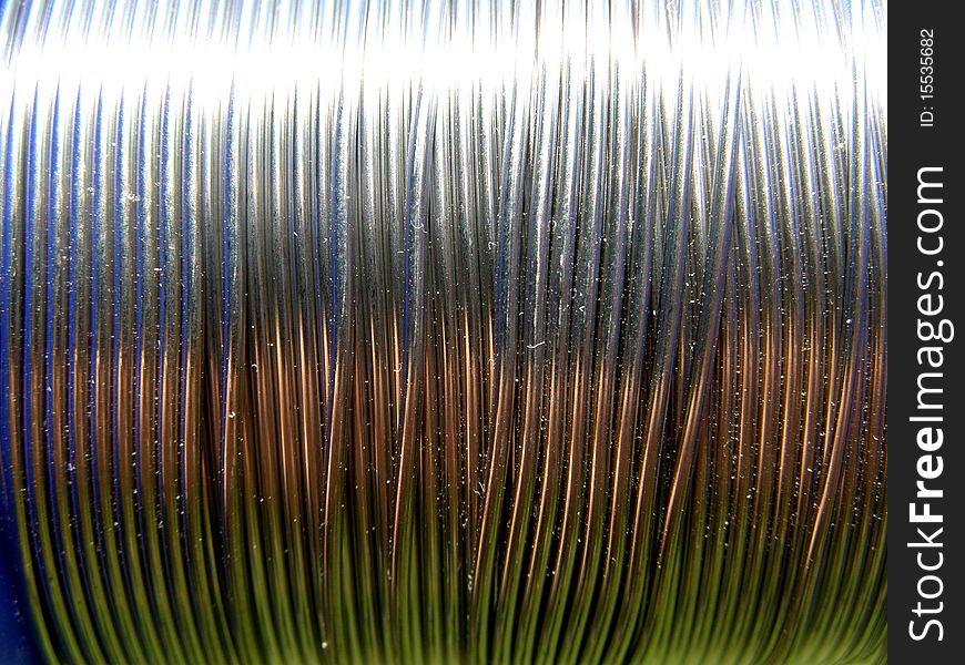 Detail photo texture of the shining wire background