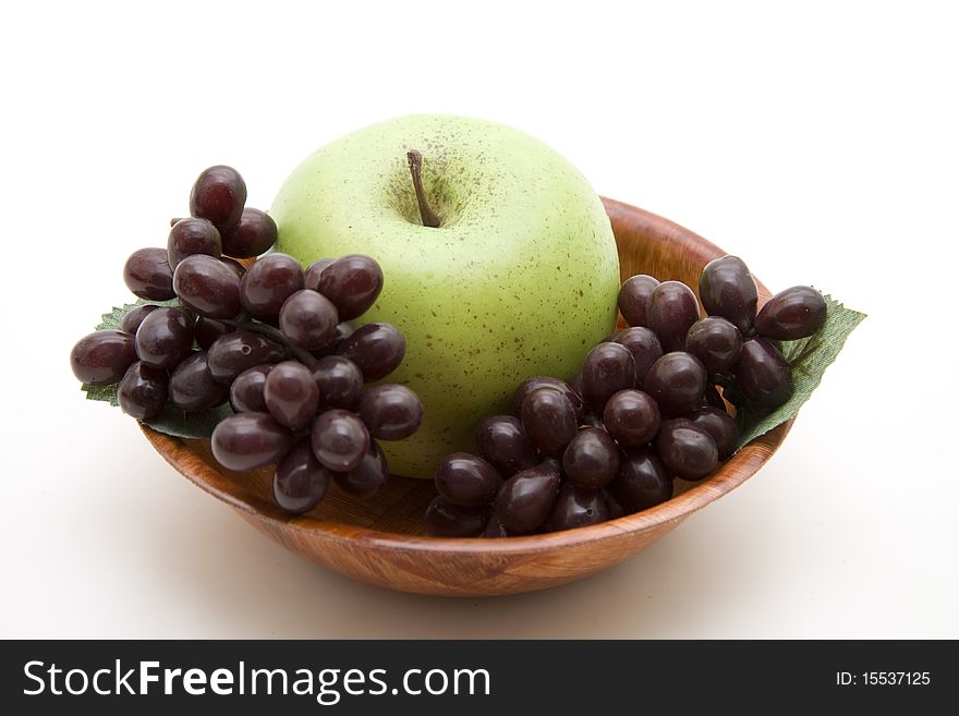 Grapes and apple for the health