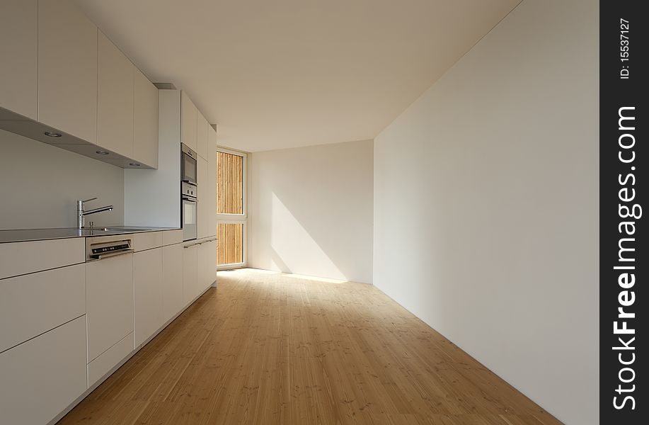 Beautiful ecologic house, kitchen view