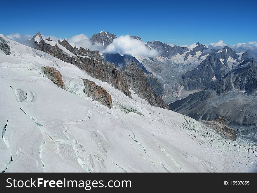 View From Aiguille Du Midi