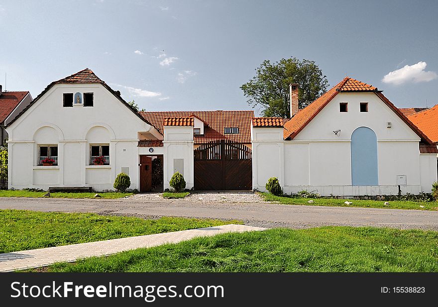 Renovated the original building a village house in a small village in central Bohemia, Czech Republic. Renovated the original building a village house in a small village in central Bohemia, Czech Republic