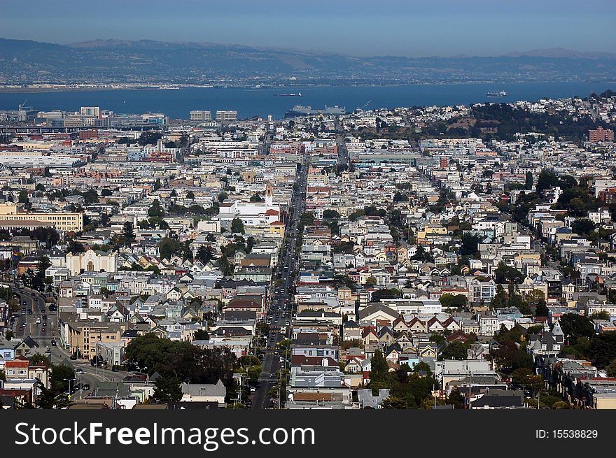 Panoramic view of San Francisco