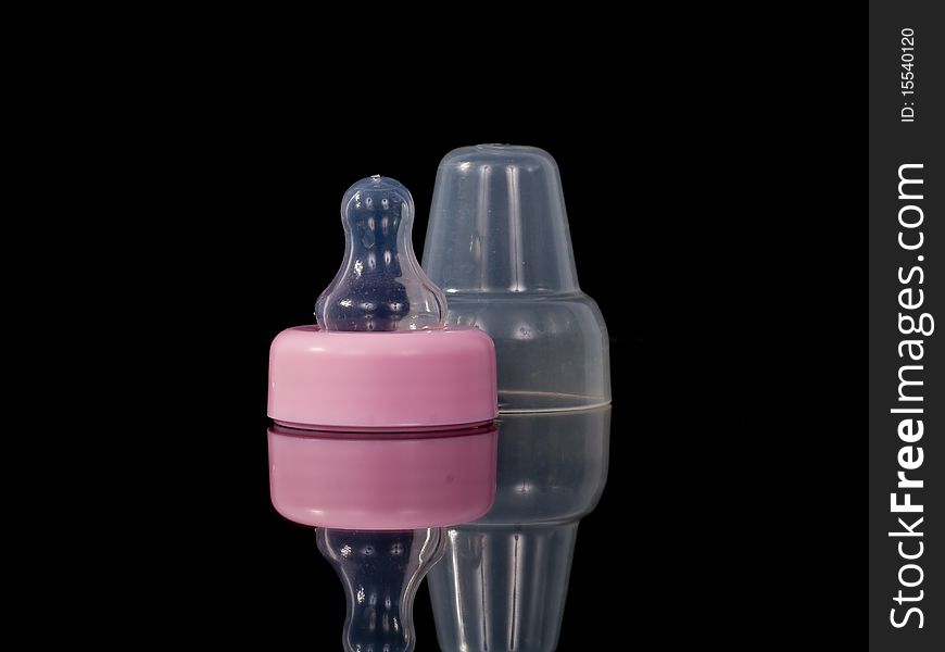 Baby Girls Bottle Nipple with Reflection