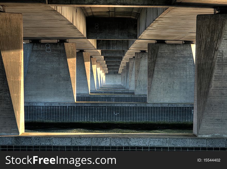 Under the ketel brug bridge
