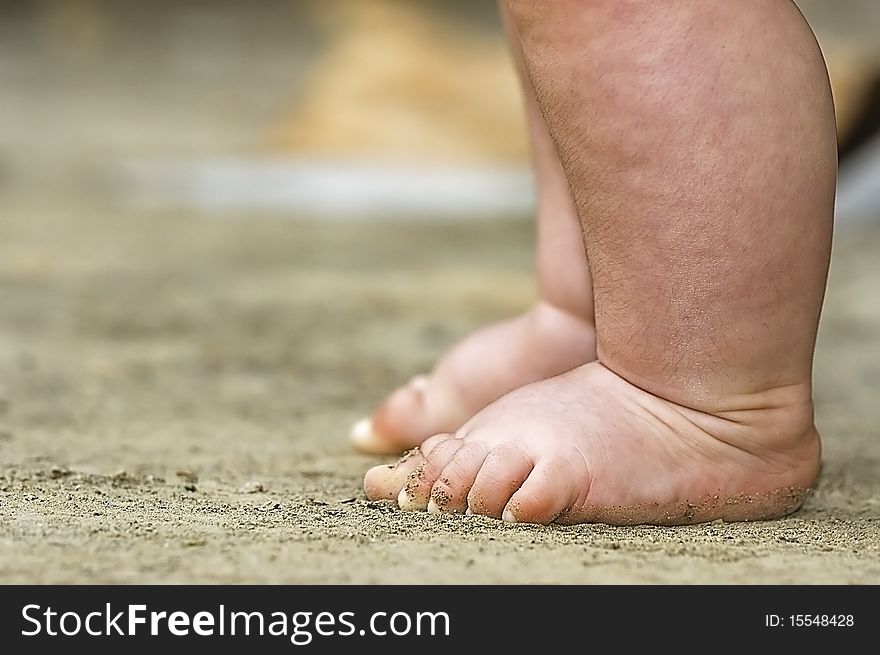 Feet Of An Infant
