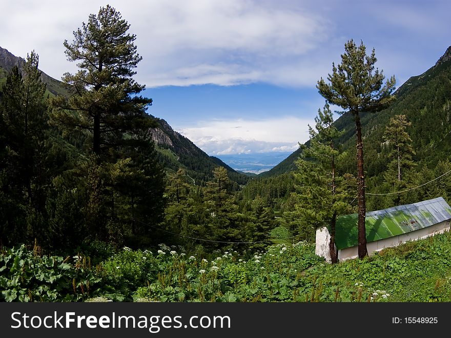 View of the Pirin mountains - in the Bulgarian Balkans. View of the Pirin mountains - in the Bulgarian Balkans