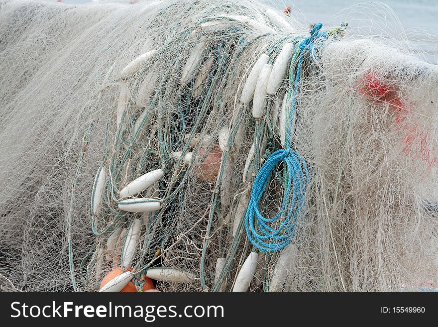 Fishing Net background and texture