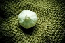 Vintage Garlic Royalty Free Stock Photography