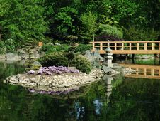 Japanese Garden Royalty Free Stock Photo Japanese Garden Royalty Free Stock Photo