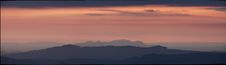 Sunset Landscape Montserrat Royalty Free Stock Photography