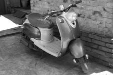 Rusty Scooter Up Close Stock Photo Rusty Scooter Up Close Stock Photo
