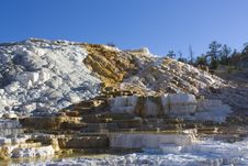 Mammoth Hot Springs Stock Image
