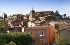 The Village Of Roussillon Stock Image The Village Of Roussillon Stock Image