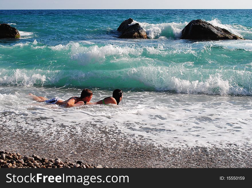 Couple And Sea