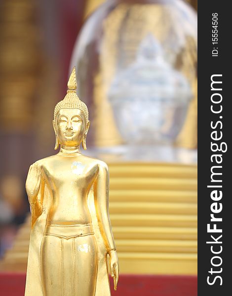 Buddha's relics and modeling of Buddha.