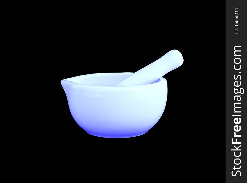 Mortar And Pestle, Ceramic