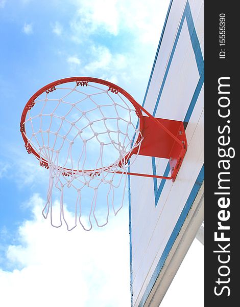 Basket Hoop Over Sky 3