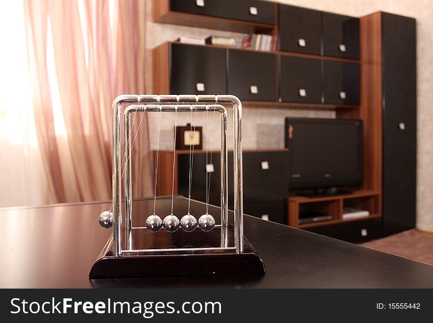 Studio photographing of an interior of a living room