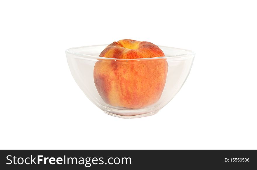 Big Ripe Peach In A Vase