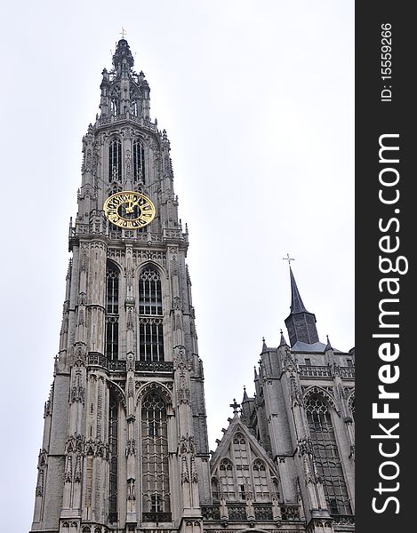 One of the tallest buildings in Europe is the tower of the Cathedral of Our Lady in Antwerp. One of the tallest buildings in Europe is the tower of the Cathedral of Our Lady in Antwerp