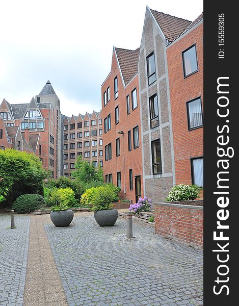 Modern Residential Area In Antwerp