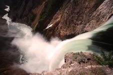 On Top Of The Waterfall Royalty Free Stock Photo On Top Of The Waterfall Royalty Free Stock Photo