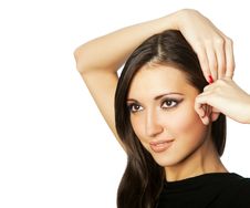 Portrait Of Sexy Caucasian Young Woman Royalty Free Stock Image Portrait Of Sexy Caucasian Young Woman Royalty Free Stock Image