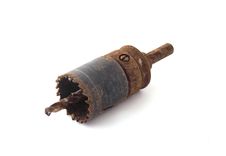 Old, Rusty Drill Stock Image