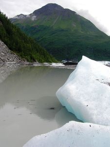 View Of Alaska Ice Sheets And Glaciers Royalty Free Stock Photography View Of Alaska Ice Sheets And Glaciers Royalty Free Stock Photography