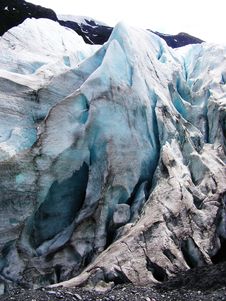 View Of Alaska Ice Sheets And Glaciers Stock Images